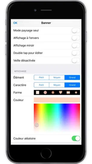 Capture d'écran de Banner Free sur iPhone 4