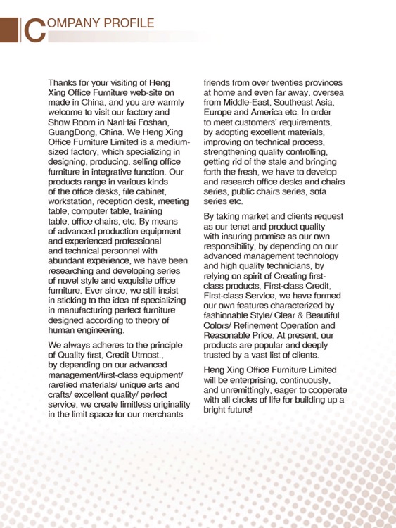 Heng Xing Office Furniture HD