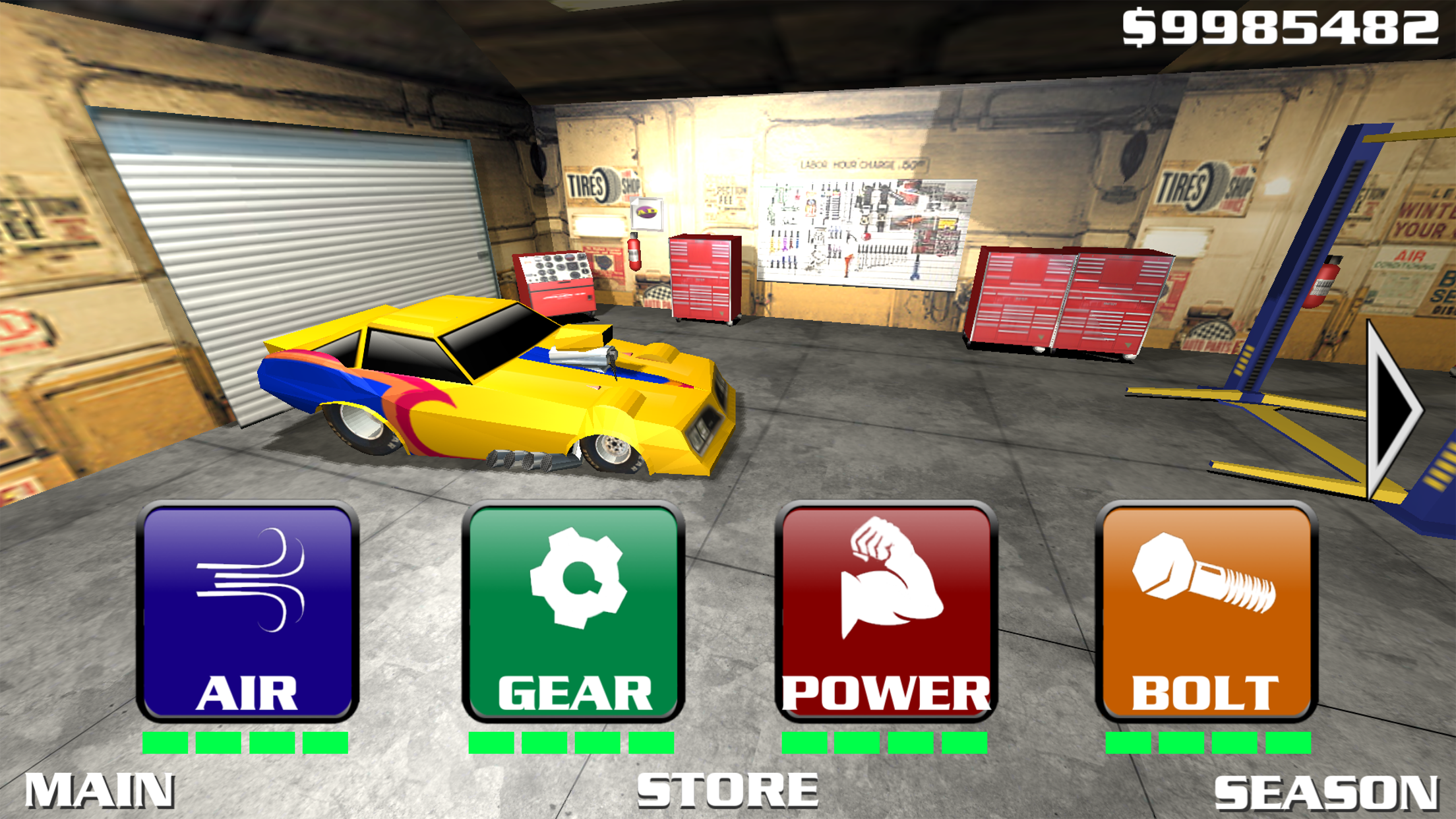 Burn Out Drag Racing 2016 screenshot 3