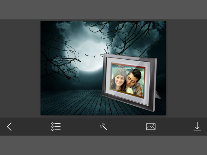 3D Moonlight Photo Frame - Amazing Picture Frames and Photo Editor