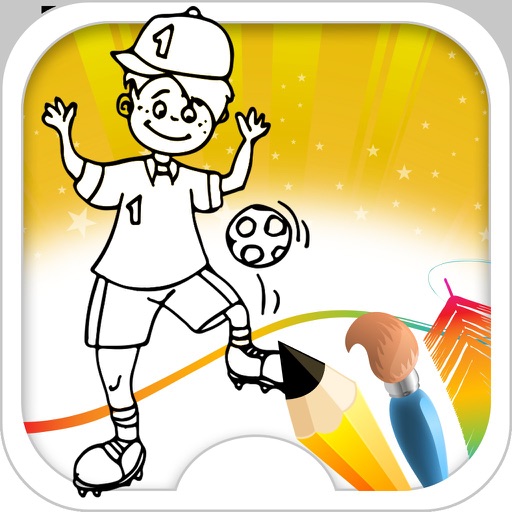 Drawing Book Free -  Sport Coloring iOS App