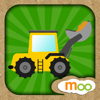 Construction Vehicles - Digger, Loader Puzzles, Games and Coloring Activities for Toddlers and Preschool Kids - Moo Moo Lab LLC