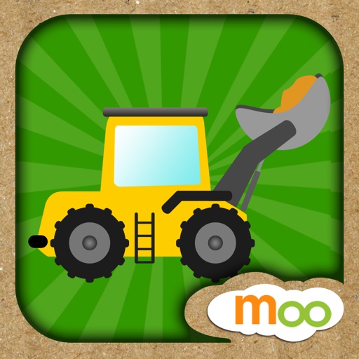 Construction Vehicles - Digger, Loader Puzzles, Games and Coloring Activities for Toddlers and Preschool Kids