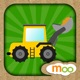 Construction Vehicles - Digger, Loader Puzzles, Games and Coloring Activities for Toddlers and Preschool Kids app icon - Book app for iPhone