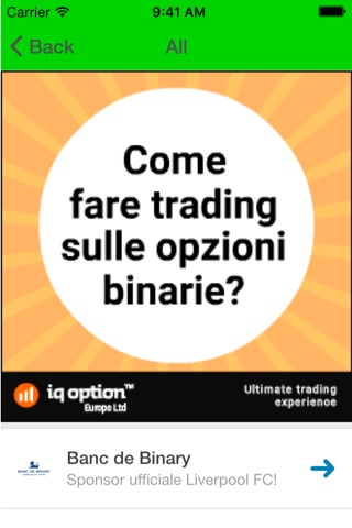 Trading Online - Recensioni Opzioni Binarie screenshot 2