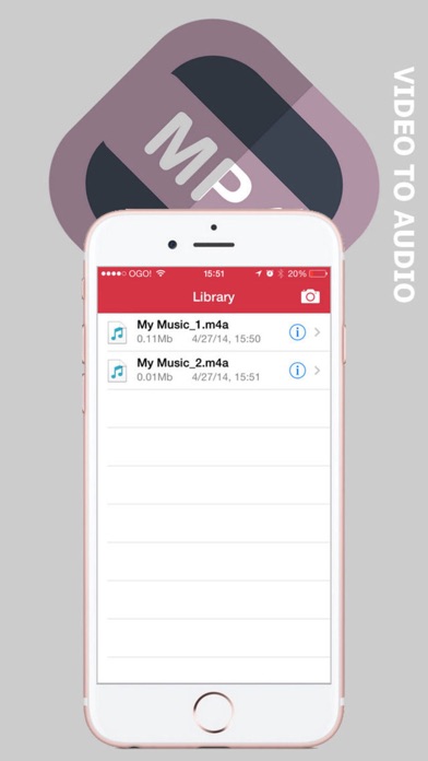 Video To Audio - Extract, Convert, Share your favorite tracks or voice from videos Screenshot