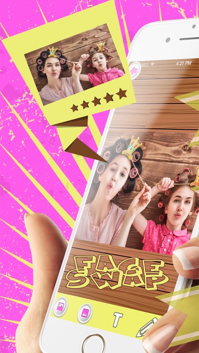 Screenshot #1 pour Amusant Visage Éditeur Échange De Photo - Commutateur Fait Visages Avec Le Meilleur Montage Image Drôle Libre