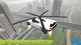 Game screenshot Flying Car Futuristic Rescue Helicopter Flight Simulator - Extreme Muscle Car 3D hack