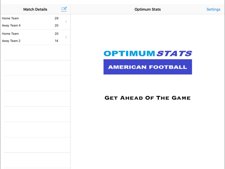American Football Statistics