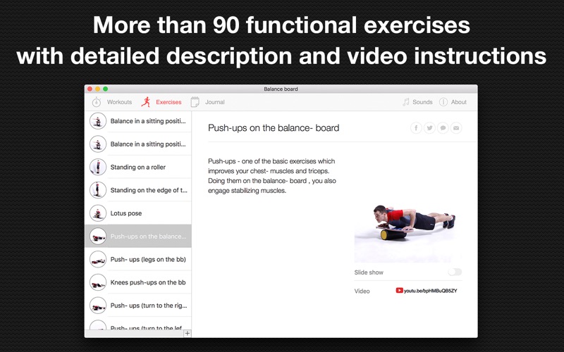 Screenshot #2 pour Balance Board exercises