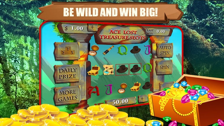 Ace Lost Treasure Slots - Free - Big Casino Win 777 Gold Bonanza