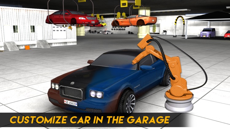 Multi-Level Sports Car Parking Simulator 2: Auto Paint Garage & Real Driving Game