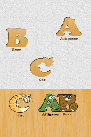 Animal Puzzle Game for Toddler - English Alphabet Kids Learning screenshot 2