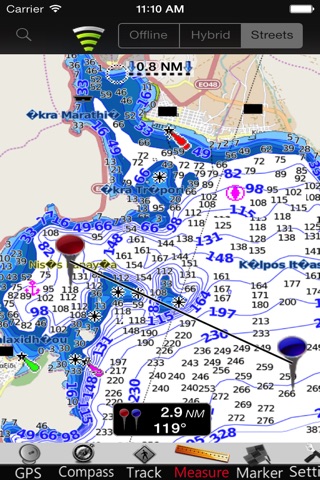 Greece West GPS Nautical Chart screenshot 4