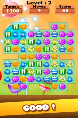 Candy Pop Deluxe Blast-The Best match 3 puzzle game for kids and girls screenshot 2