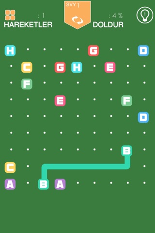 Match The Letters - awesome dots joining strategy game screenshot 2
