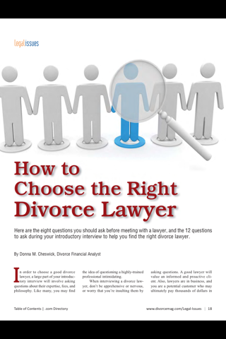 Florida Divorce Magazine screenshot 2