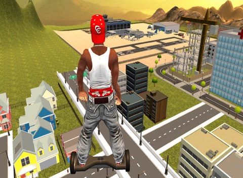 Screenshot #4 pour Flying Hoverboard Simulator Free - Flying Segway Stunts