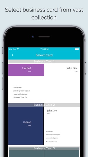 Business Card Maker App(圖3)-速報App