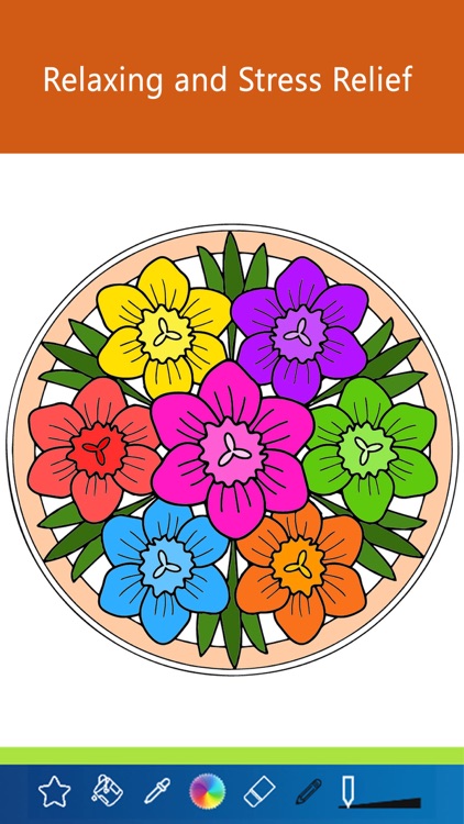 Coloring Book for Adults : Free Mandalas Adult Coloring Book & Anxiety Stress Relief Color Therapy Pages