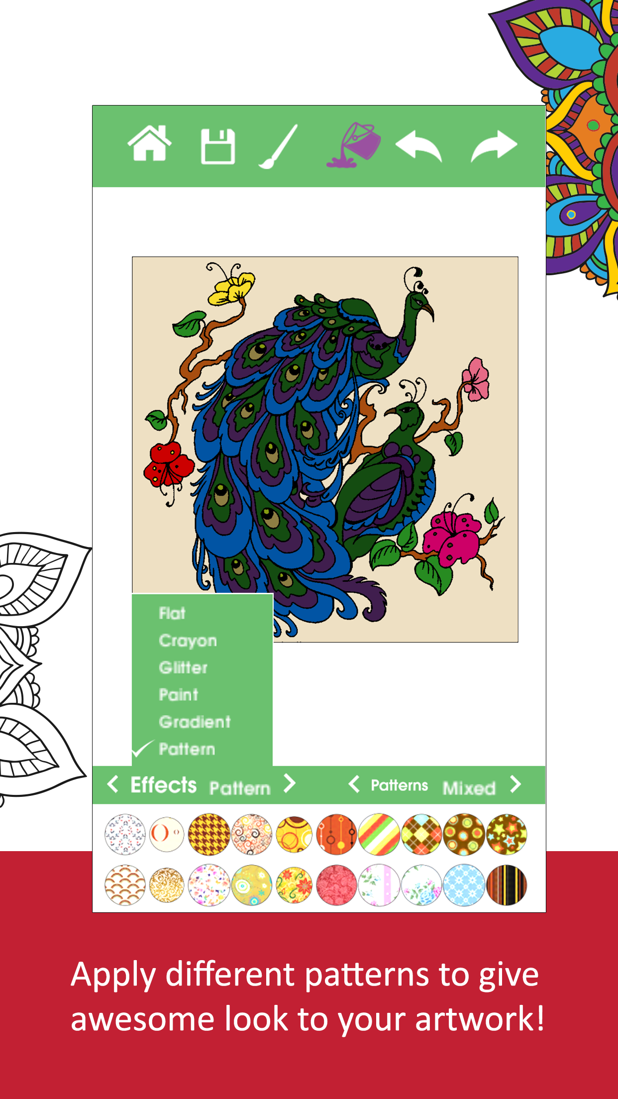 Color Ring-Free adult coloring book and best art therapy for canvas and flowers screenshot 3