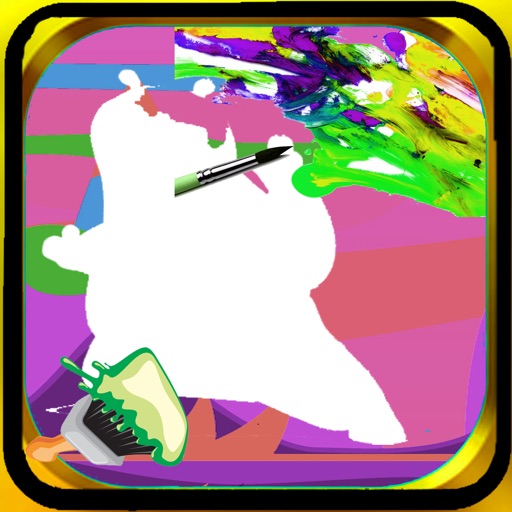 Colorings Fors Kids Game Kung Fu Panda Edition iOS App