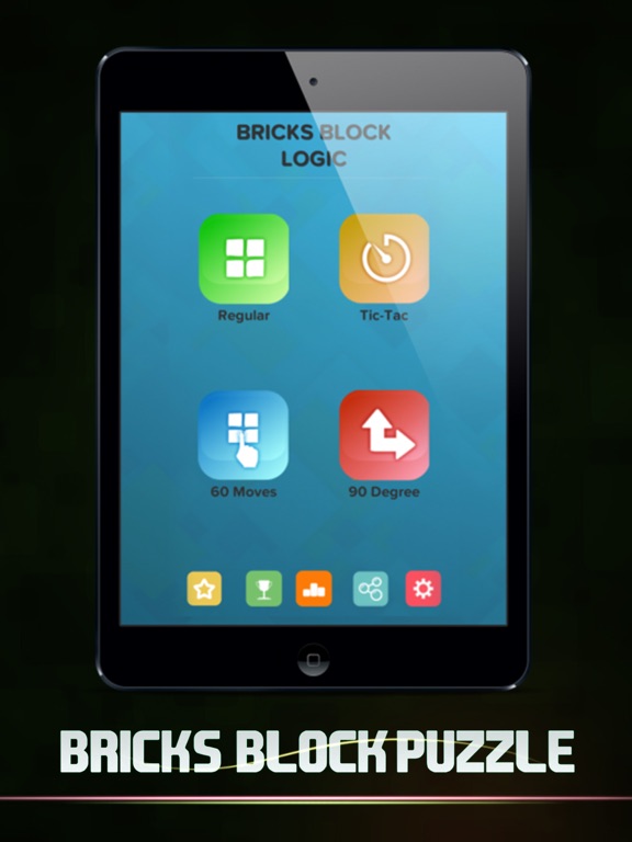 Bricks Block Logic : Grid Puzzle Game iPad screenshot 1 - Games app