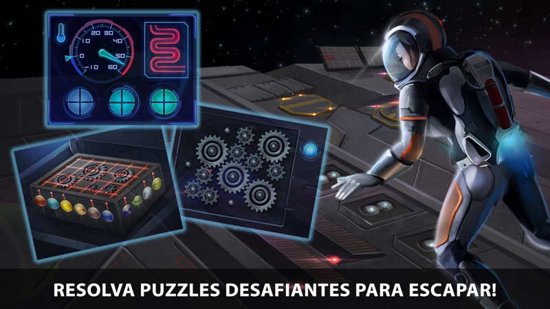 Aventura de escapar: Crise no Espaço screenshot 3
