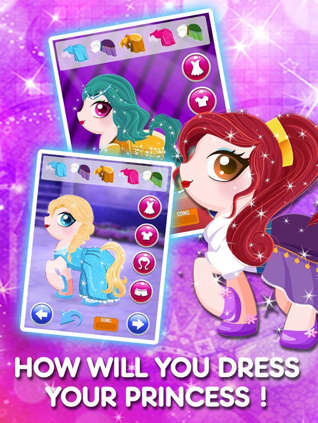 Princess Pony Dress Up Makeover Games