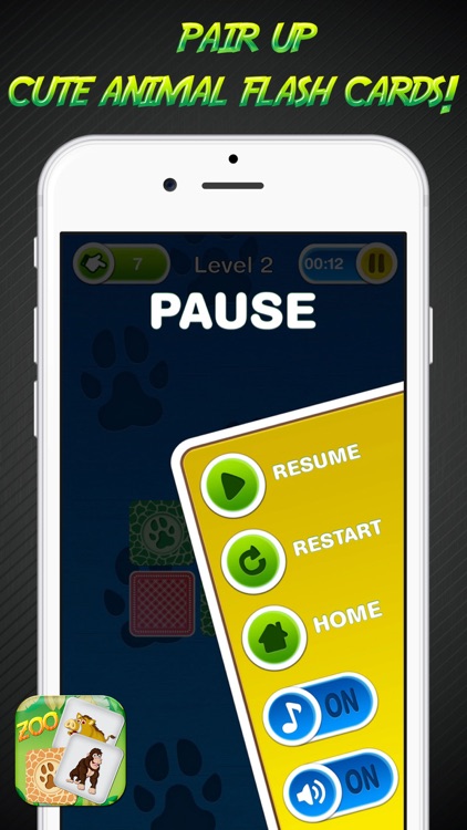 Zoo Memory Game – Animal Cards Matching Challenge for Learn.ing and Brain Train screenshot-4