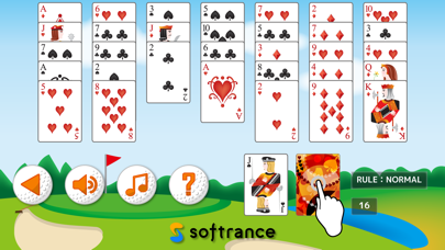 Screenshot #2 pour Golf Solitaire - Pick your set of rules and hop straight into the fun!