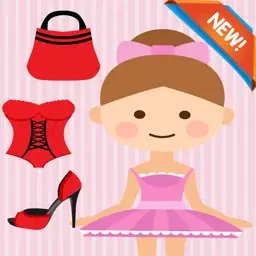 Girl Dress Up Coloring Book: fun with these coloring pages games free for kids app icon