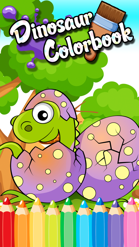 123 dinosaur coloring pages : all in one dino coloring book for kids - 1.0 - (iOS)