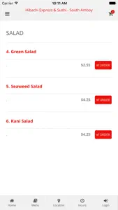 Hibachi Express & Sushi - South Amboy Online Ordering screenshot #3 for iPhone