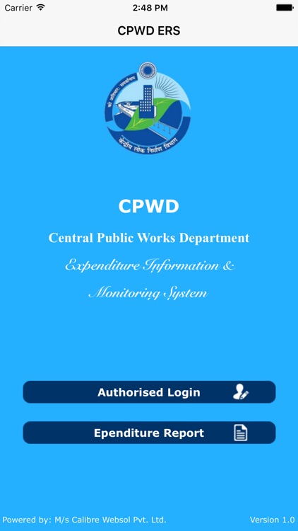 CPWD Exp Reporting System