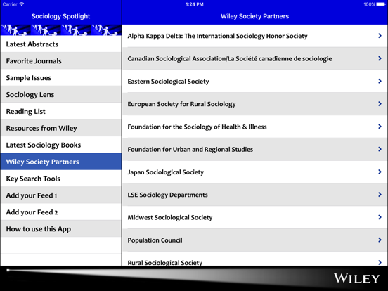 Sociology Spotlight iPad screenshot