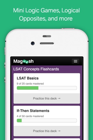 LSAT Logic Flashcards screenshot 3