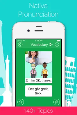 Game screenshot 5000 Phrases - Learn Norwegian Language for Free apk