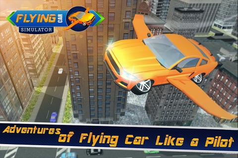 Flying Car Simulator – Futuristic Extreme Flight like an f16 Airplane jet Pilot screenshot 4