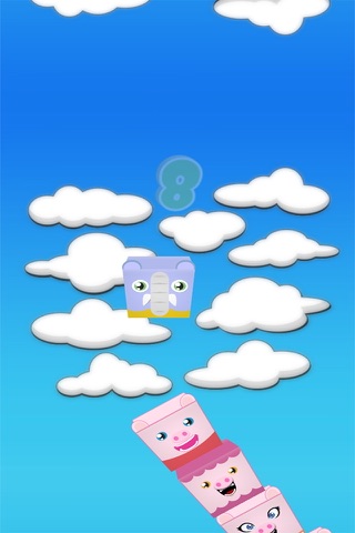 Block Tower Building Pig and Friends Game screenshot 2