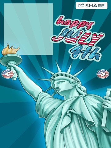 4th of July Greeting Cards - Create and Write Happy Independence Day eCard.s iPad screenshot