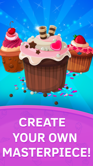 Screenshot #3 pour Petit Chef cuire cupcakes jeux pour faire la cuisine