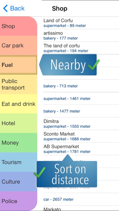 Corfu Travelmapp Screenshot 3