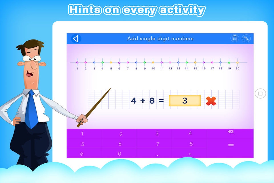 Pocketsize maths - Step by step lessons with tests screenshot 2