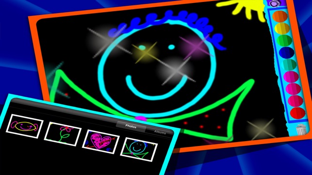 Paint Glow - Neon hand glowing colors draw(圖5)-速報App