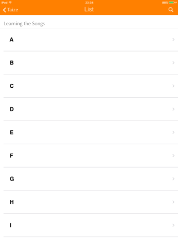 Taizé Music iPad screenshot 2 - Music app