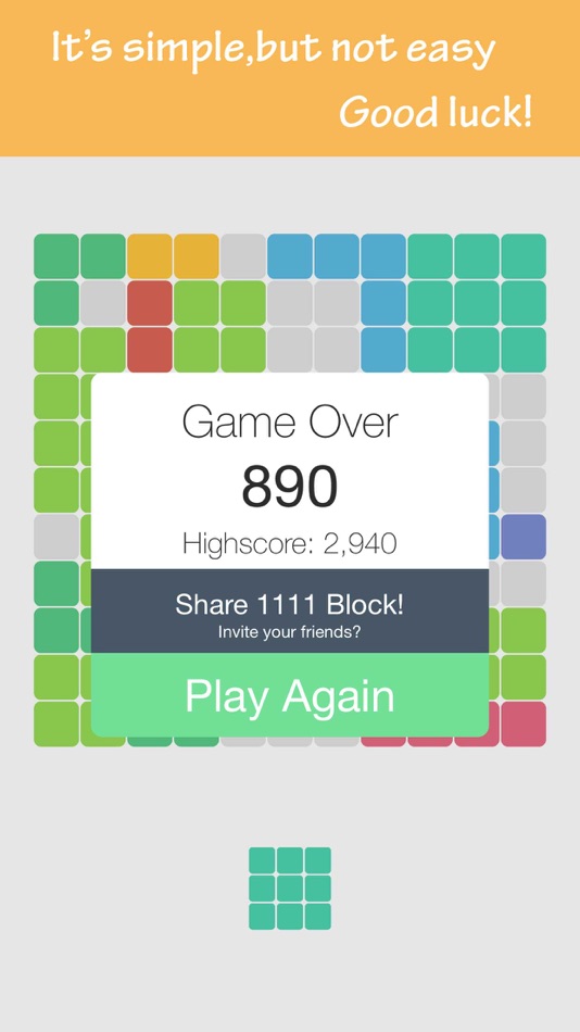 #3. 1111 Block Fit:Classic Bricks Bubble Game (iOS) 由: Hai Qing Liu