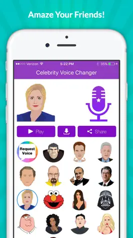 Game screenshot Celebrity Voice Changer - Funny Voice FX Cartoon Soundboard hack