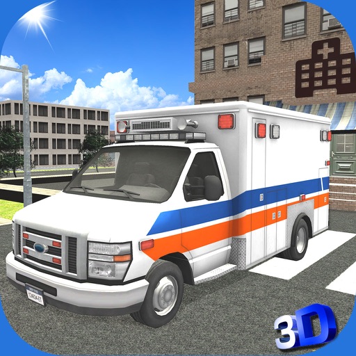 Ambulance Rescue Driver 3D icon