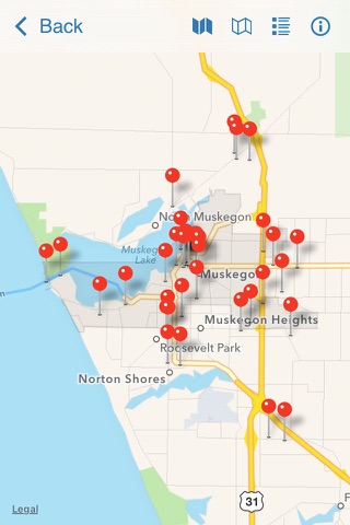 Muskegon County & Area Map screenshot 2